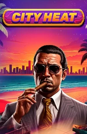 City Heat slot game poster with mafia theme
