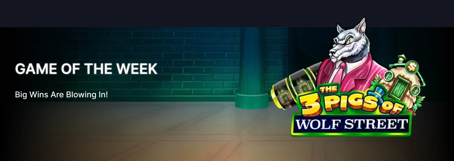 3 Pigs of Wolf Street - Game of the Week bonus