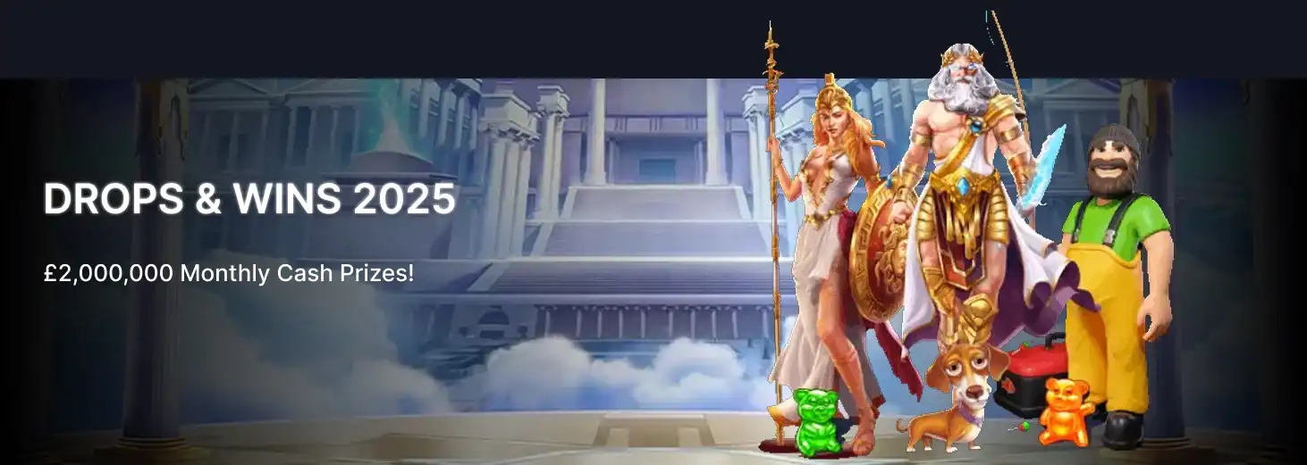 Drops and Wins 2025 £2,000,000 prize promo